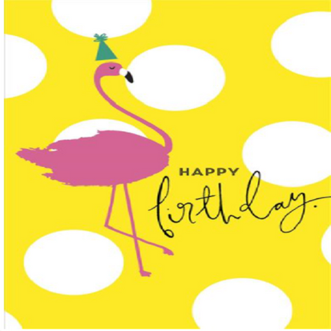 Large Card : Flamingo