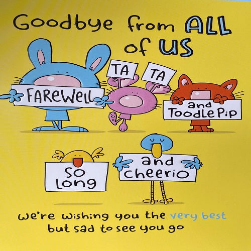 Goodbye From All of Us