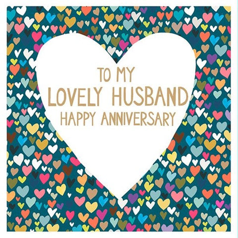 To My Lovely Husband Happy Anniversary
