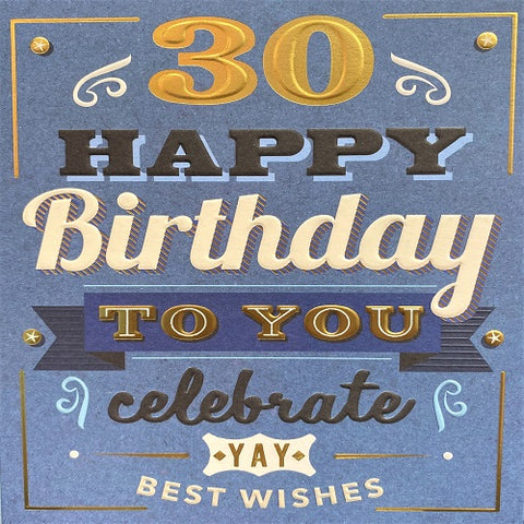 30 Happy Birthday To You
