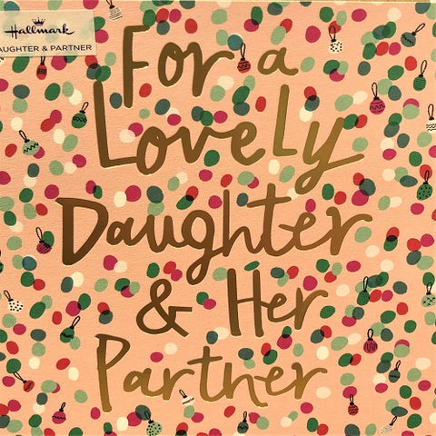 For a Lovely Daughter &  Her Partner