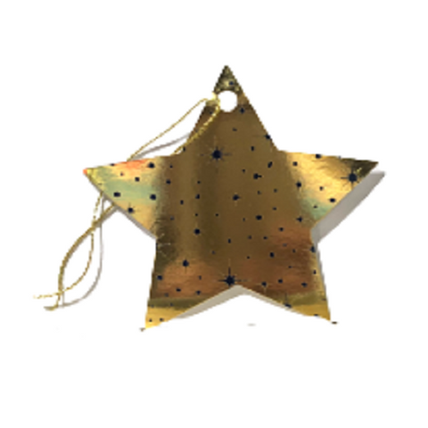 Gift Tags : Gold Star