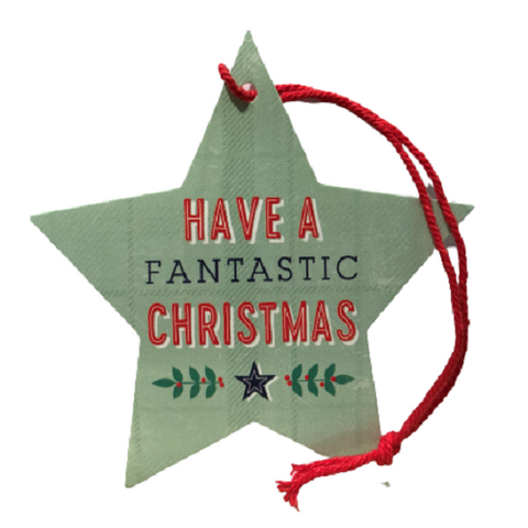 Gift Tags : Have a Fantastic Christmas - Star