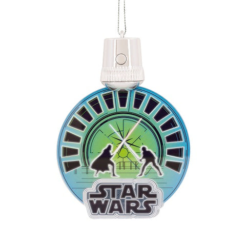 Hallmark Light Up Ornament : Darth Vader & Luke Skywalker