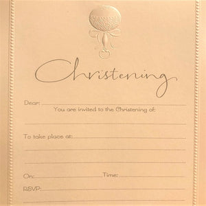 Invitations - Christening