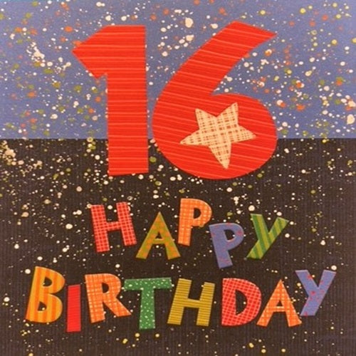 16 Happy Birthday