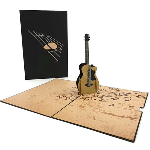Pop Up Card : Acoustic Guitar