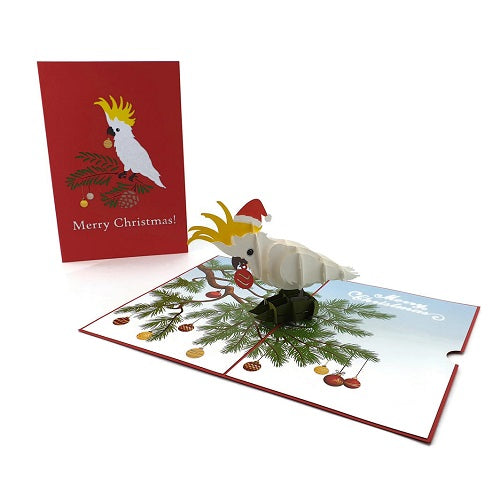 Pop Up Card : Cookatoo Christmas