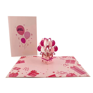 Pop Up Card : Balloon Bouquet