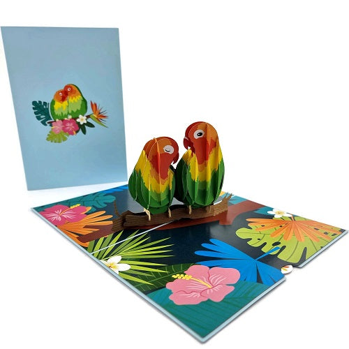 Pop Up Card : Birds Love