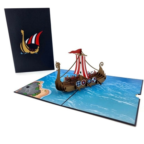 Pop Up Card : Viking Ship