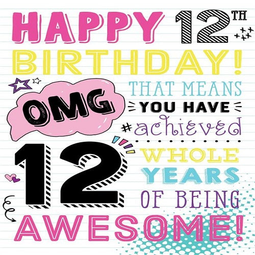 Happy 12th Birthday!
