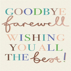 Goodbye Farewell