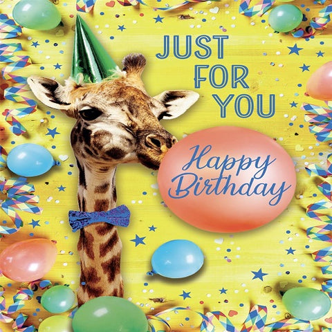 Large Card : Just For You Happy Birthday