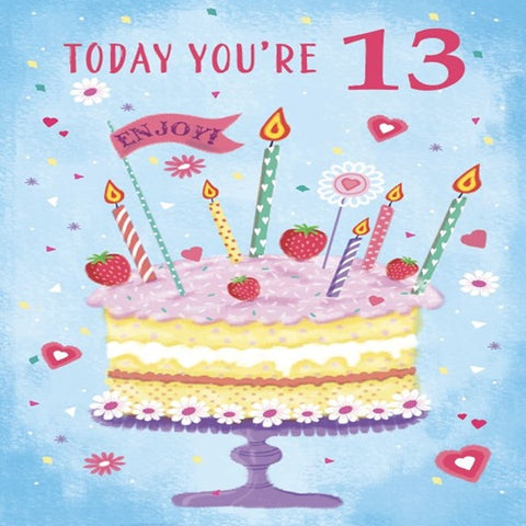 Today You're 13
