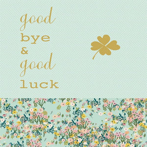 Large Card : Good Bye & Good Luck