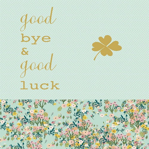 Luckily Goodbye Large Goodbye & Good Luck – Card King