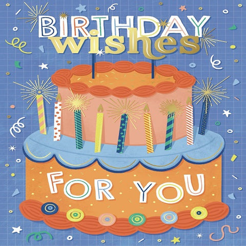 Large Card : Birthday Wishes For You
