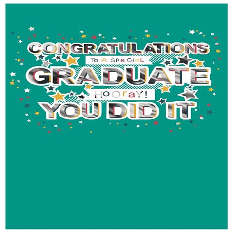 Congratulations To a Special Graduate