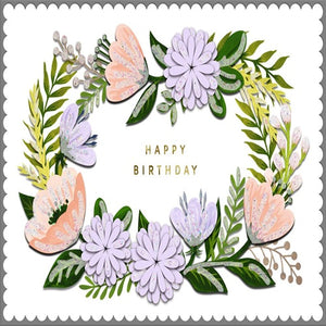Happy Birthday - Floral