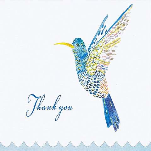 Thank You Pack - Watercolor Hummingbird