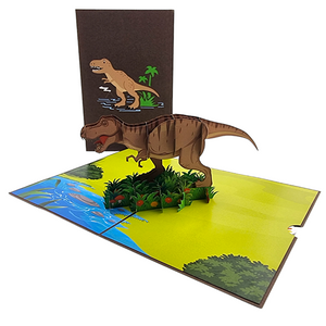 Pop Up Card : T-Rex Dinosaur