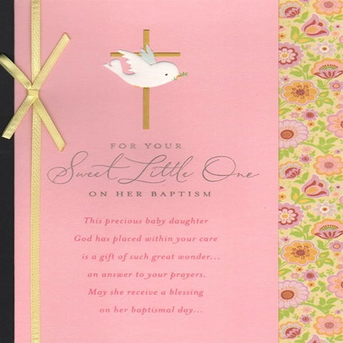 For Your Sweet Little One on Her Baptism