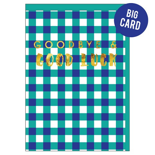 Large Card: Gingham Goodbye