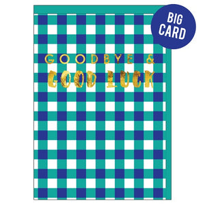 Large Card: Gingham Goodbye