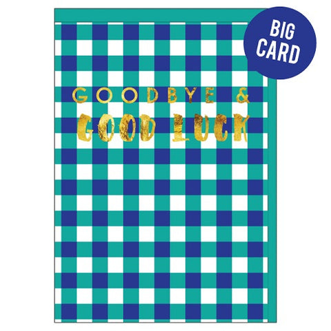 Large Card: Gingham Goodbye