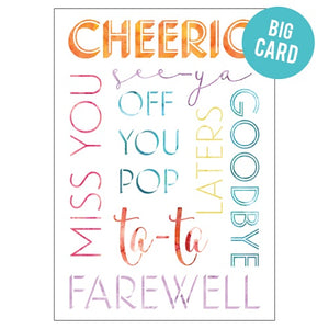 Large Card: Big Cheerio