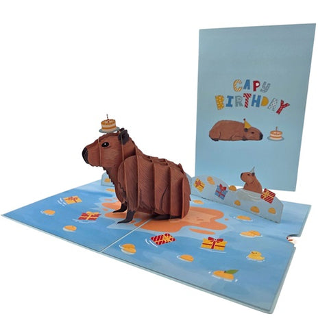 Pop Up Card : Capy Birthday
