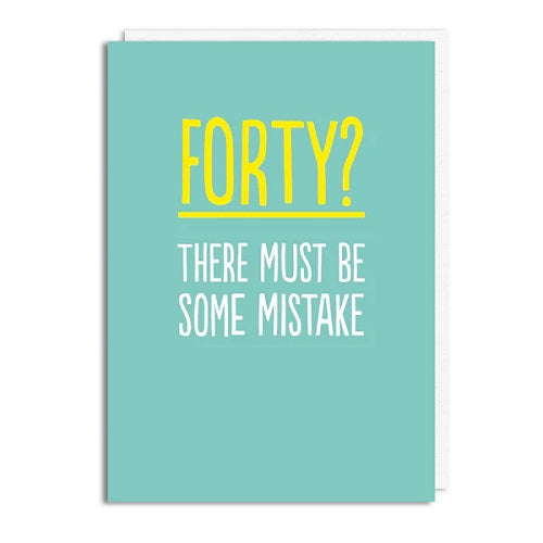 40 Mistake