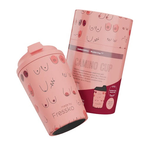 Fressko Reusable Cup Ceramic Camino Boobie Peachy