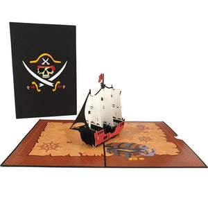 Pop Up Card : Pirate Ship