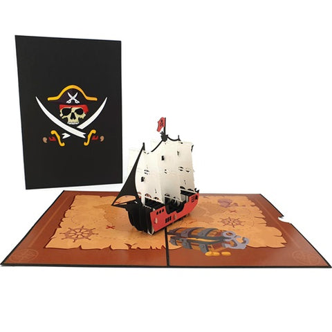 Pop Up Card : Pirate Ship