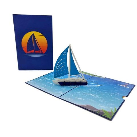 Pop Up Card : Sailing Boat