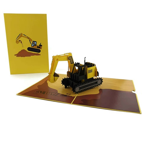 Pop Up Card : Excavator
