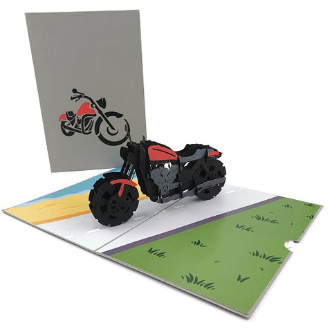 Pop Up Card : Motor Bike