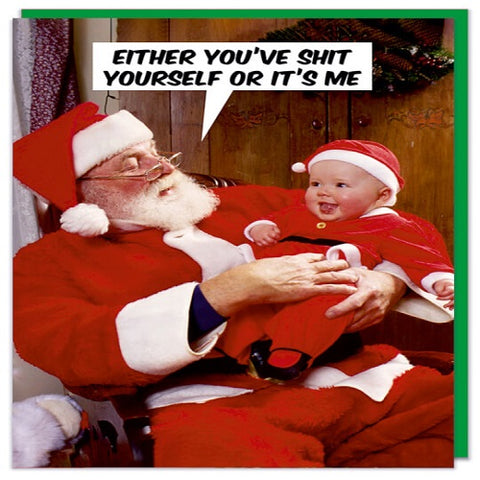 Baby on Santa's Lap
