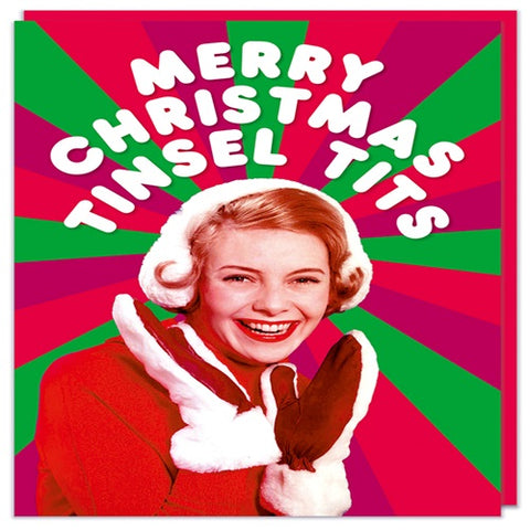 Merry Christmas Tinsel Tits