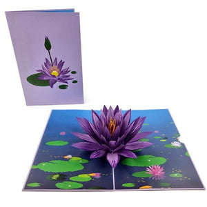 Pop Up Card : Water Lily