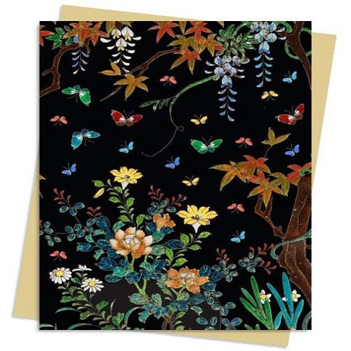 Casket with Flowers and Butterflies – Card King