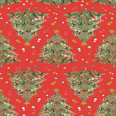 Folded Wrapping Paper : Christmas Festive Tree