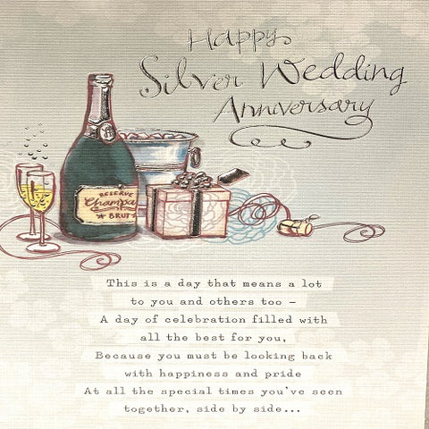 Happy Silver Wedding Anniversary