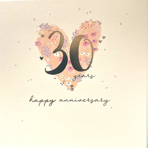 30 Years Happy Anniversary