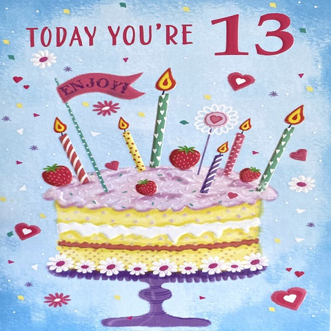 Today You're 13