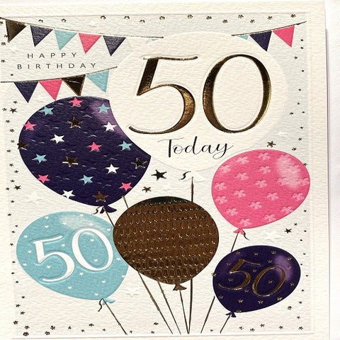 50 Today - Balloons