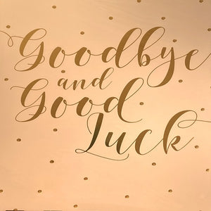 Large Card: Golden Goodbye