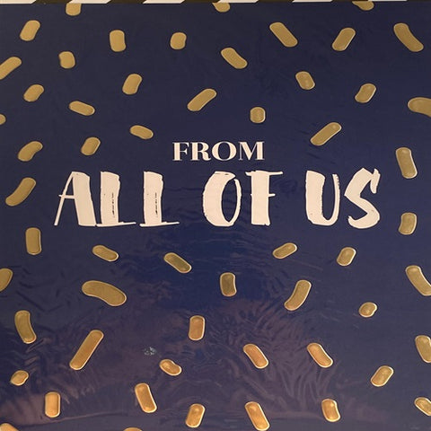 Large Card: From all of Us - All Golden Squiggles